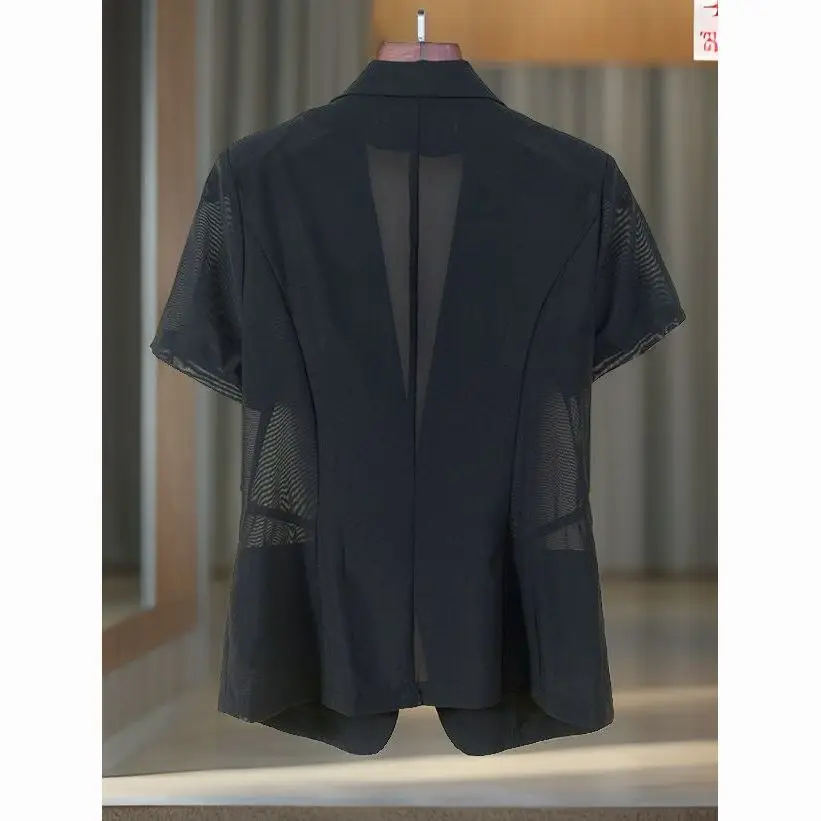 بدلة نسائية ort Sve Little Suit Jaet كاجوال رفيعة Sle ملابس خارجية صيفية متعددة الاستخدامات معطف صيفي كاجوال عالي الجودة #3