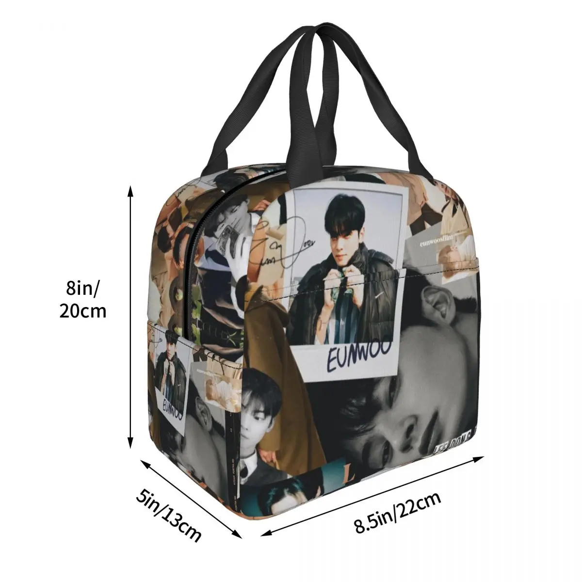 Cha Eunwoo True Beauty Series borsa termica portatile borsa termica riutilizzabile Lunch Box Tote College Picnic uomo donna