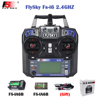 FLYSKY FS-i6 I6 6CH 2.4G AFHDS 2A RC Transmitter With IA6 IA6B Receiver Left Hand for RC Airplane Helicopter FPV Racing Drone