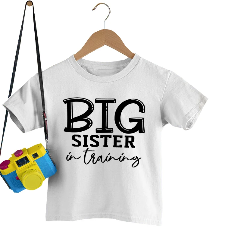 Family Siblings Matching Clothes Big Brother Again Big Sister Again New To Be Crew Print Kids T-shirts Newborn Cotton Bodysuits