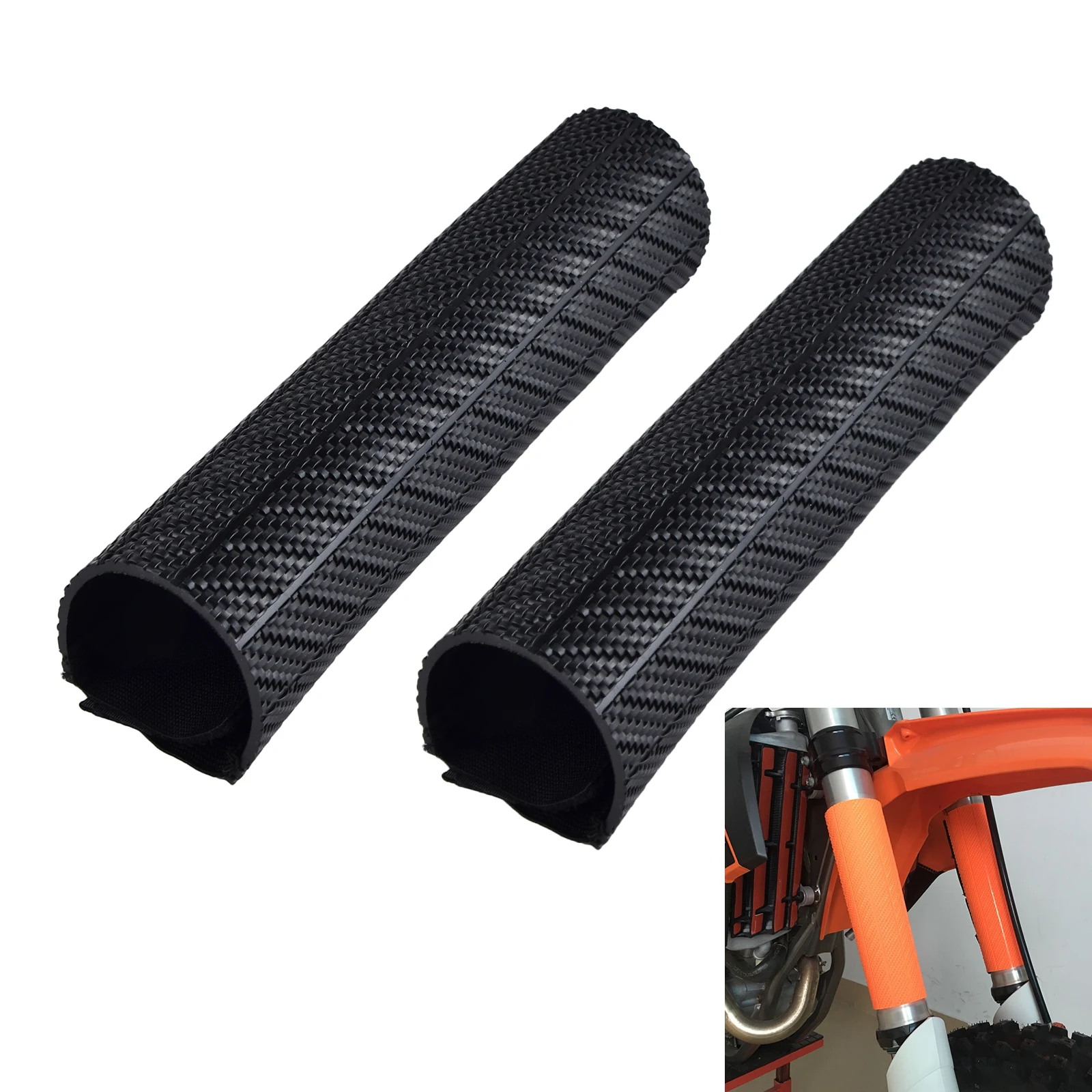 

2Pcs Motocross Front Fork Protector Guard Cover For KTM 125 150 200 250 300 350 400 450 SX SXF EXC EXCF XCF XCW 2008-2016 2017