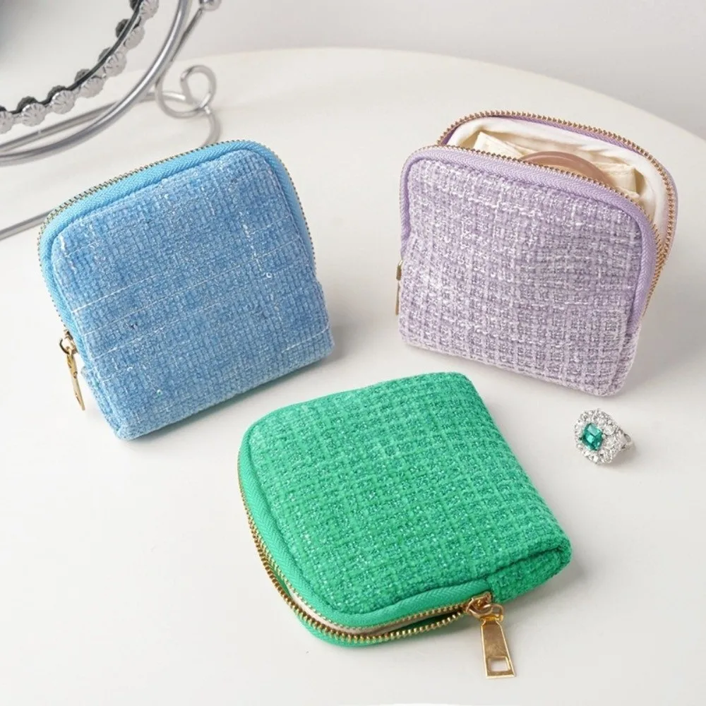 

Multi-layer Travel Jewelry Case Small with Compartments Jewelry Organizer Portable Anti-friction Jewelry Storage Pouch
