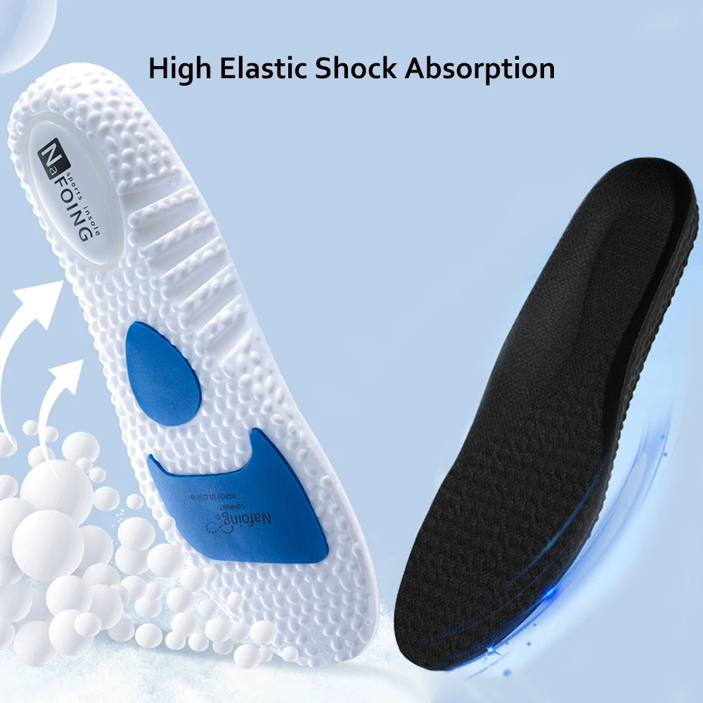 Arch Support Orthotic Insoles EVA Breathable Shock Absorption Sports Shoe Inserts Foot Pain Relief Shoes Pads for Man And Woman
