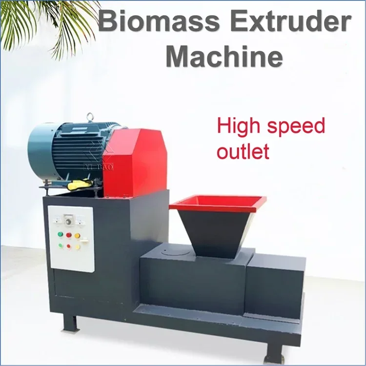 Wood Waste Sawdust Screw Briquetting Charcoal Making Machine Biomass Briquette Machine