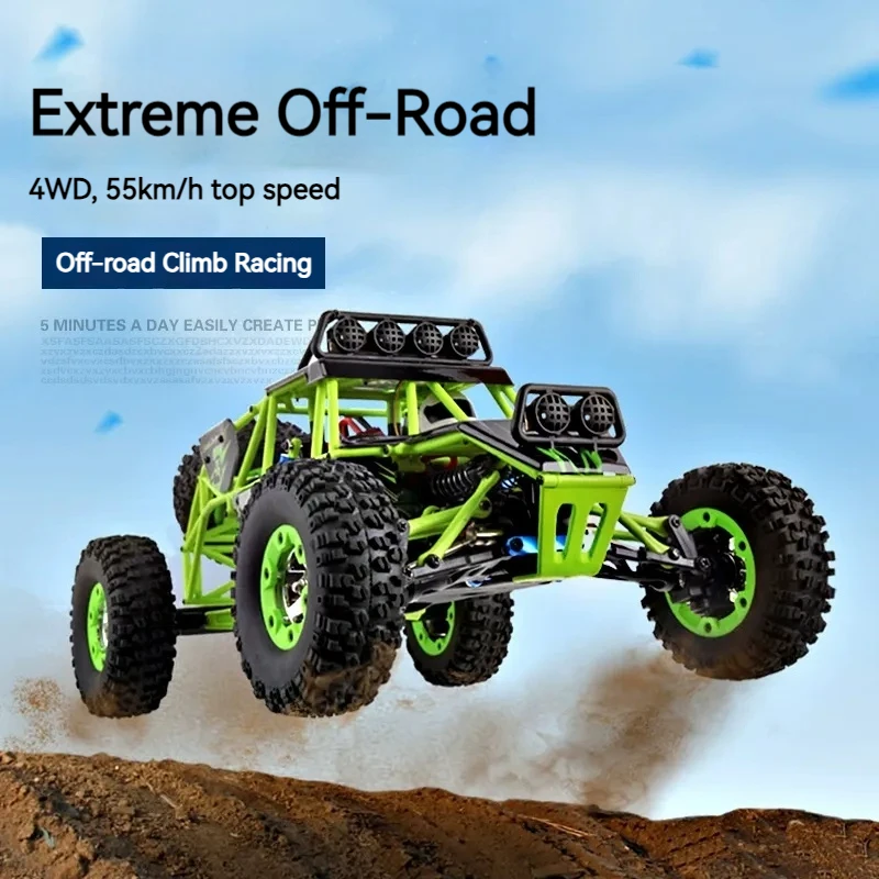 

Weili 12428 High-Speed Brushless 4wd Off-Road Climbing Vehicle 50km Professional Competition 1:12 Remote Control Drift Car Model