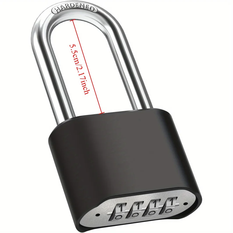 قفل مجمع عالي التحمل مقاوم للعوامل الجوية - قفل قابل لإعادة الضبط برمز مخفي للبوابة/المرآب، وسبائك الزنك #5