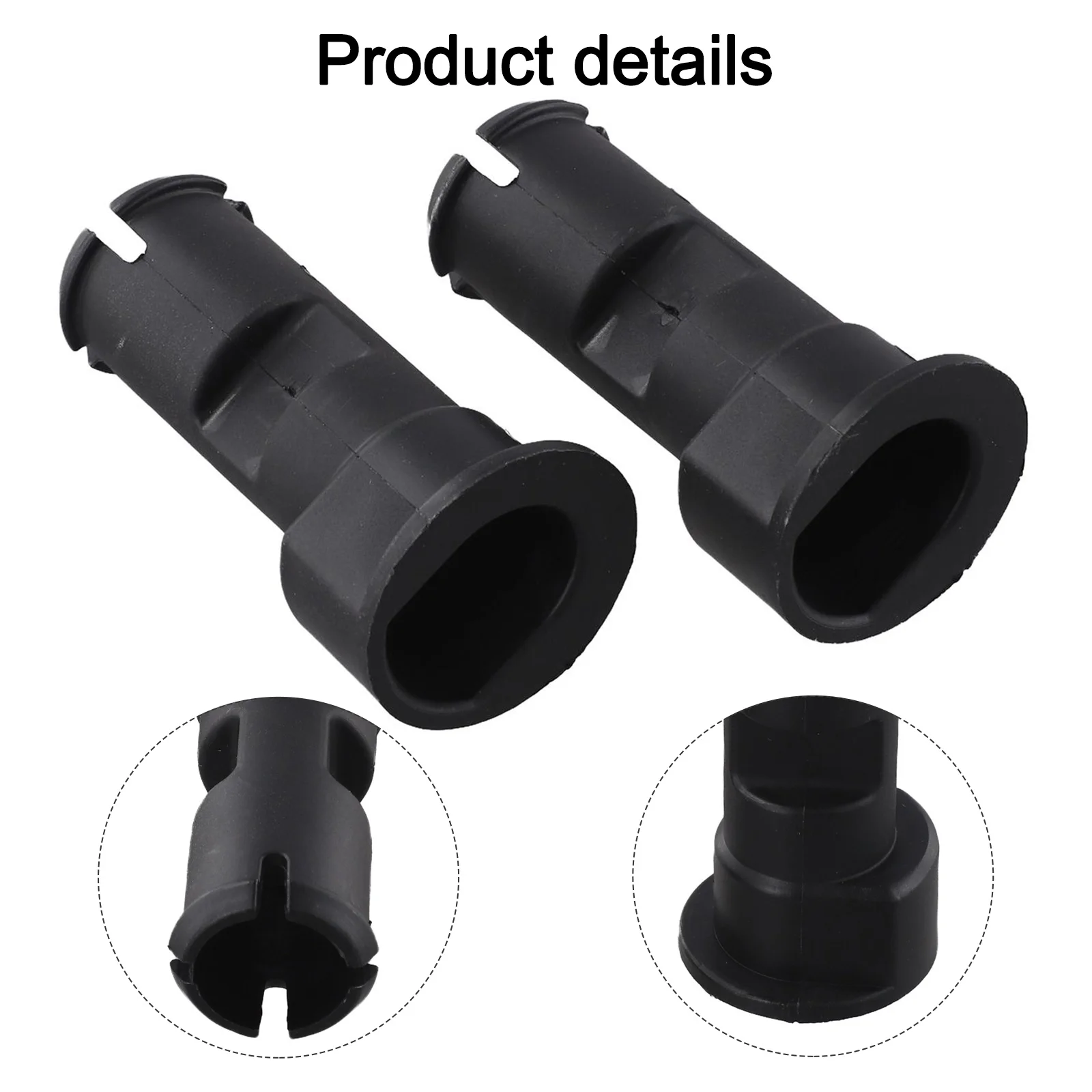 屋外メンテナンス用フードピボットピン交換用ピンアクセサリー-ブラック-簡単取り付け-2個パック提供