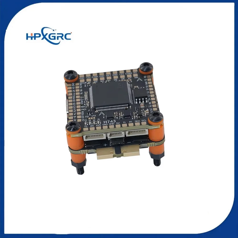 

Контроллер полета HPXGRC H743 ICM42688P с бесщеточным ESC 60A/70A/80A 4 в 1, 30,5x30,5 мм для гоночного дрона FPV Freestyle
