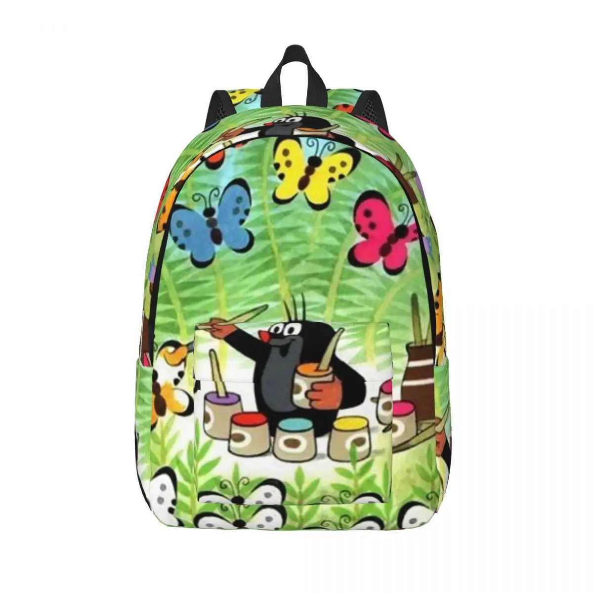 A pequena toupeira Krattek Anime mochila para pré-escolar, mochila do estudante da escola primária, menino, menina, mochila de lona infantil, esportes