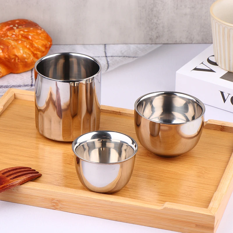 

Double-Walled Stainless Steel Beverage Cups, Insulated Wine Mugs for Home and Office Use, 1PC