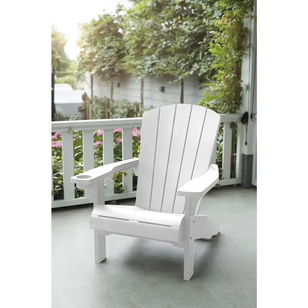 

yOutdoor Furniture Patio Chairs with Cup Holder-Perfect for Beach, Pool, and Fire Pit Seating