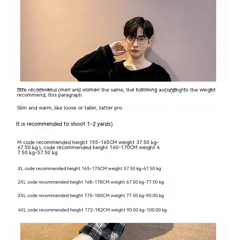 الرجال حجم كبير منامة المرجان المخملية الجولة الرقبة البلوز كم طويل بنطلون سهلة غسل في سن المراهقة منامة منقوشة بنطلون قطعتين قبالة