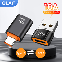 Olaf 10A OTG USB 3.0 To Type C Adapter USB Female To Type c Male Fast Charging adadpter OTG USB C For Xiaomi Samsung Laptop PC