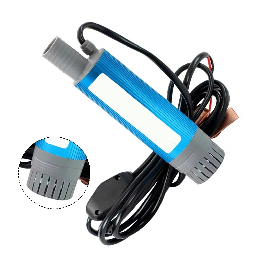 Portable 12V 24V Submersible Diesel Water Transfer 38mm Stainless Steel For Camping Fishing Boat Tank Irrigation Tool