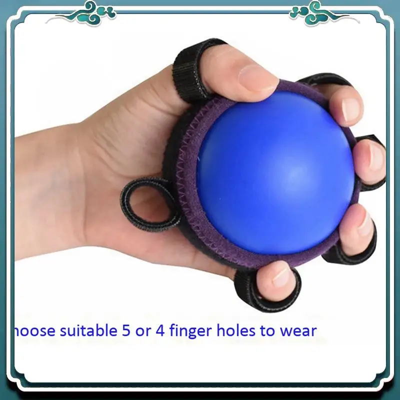 Reliable 3X Hand Grip PU Ball Finger Practice Hemiplegia Exercise Muscle Power Rubber Rehabilitation Training Gripper