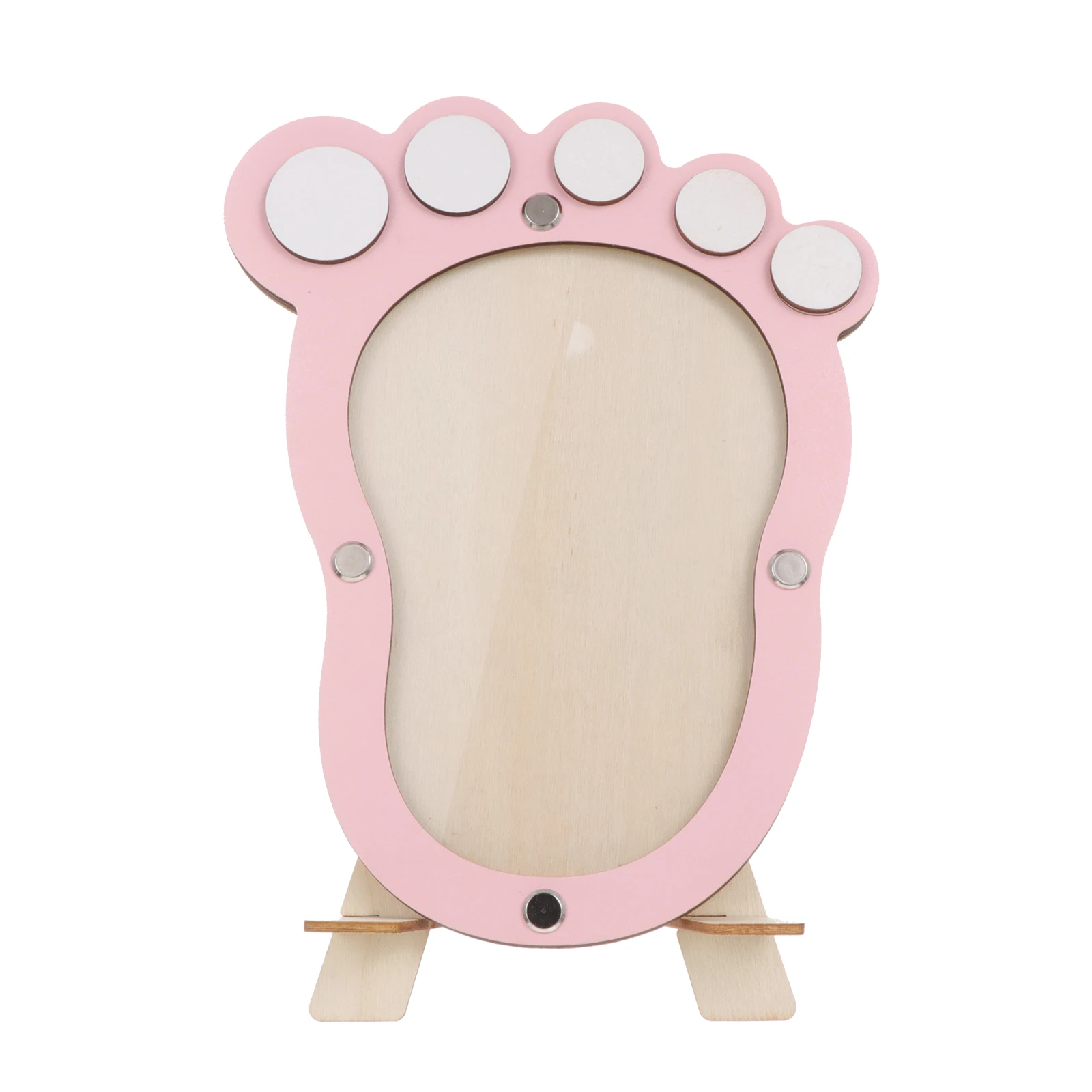 

1pc Creative Growth Photo Frame Newborn Footprint Keepsake Frame Durable Material Infant Growth Record Funny Footprint