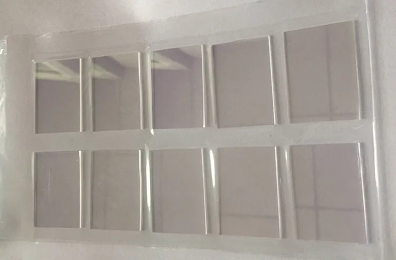 Divisor de feixe 50/50 80/20 45 graus semi-reflexivo divisor de feixe plano 36*25*1.1mm