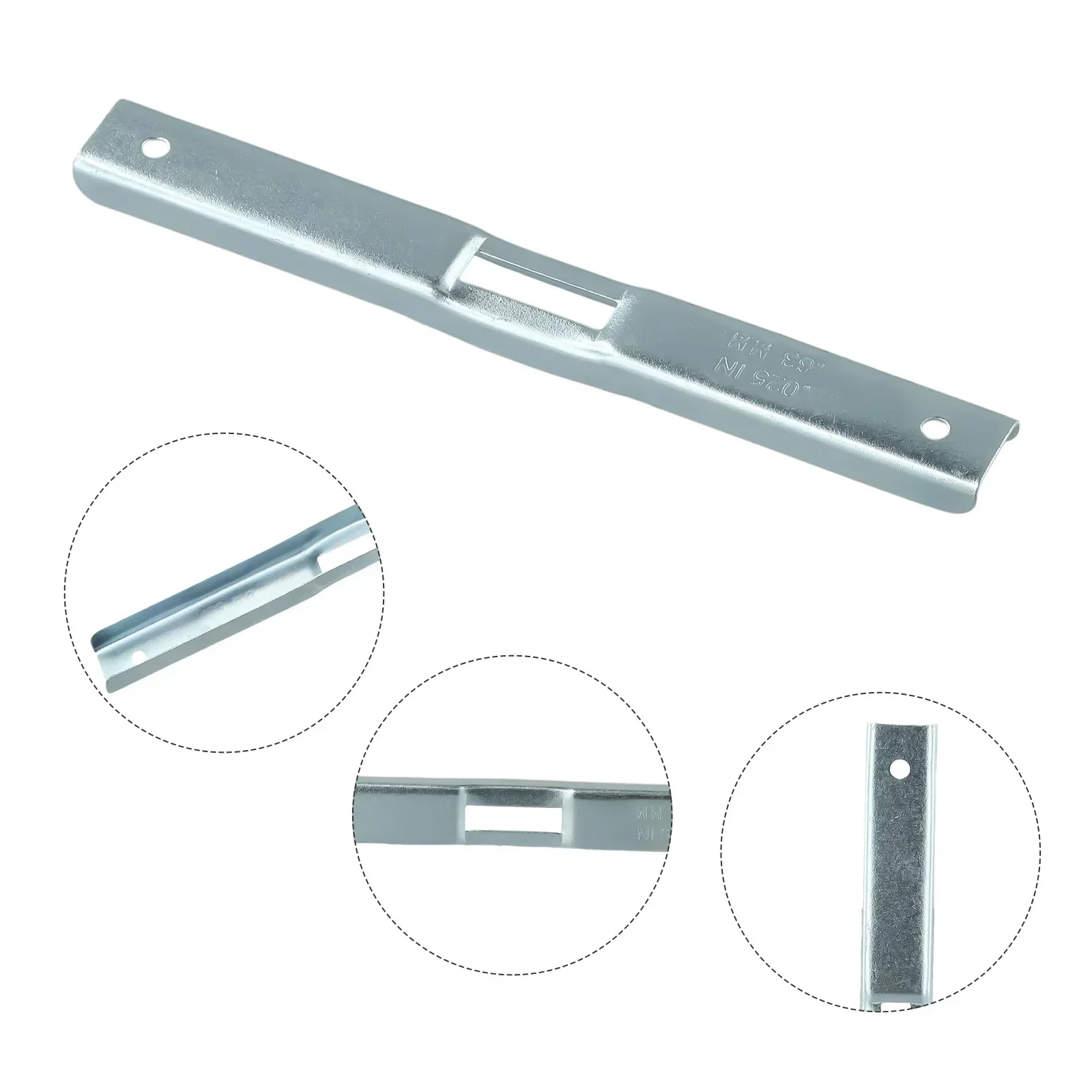 1pc Depth Gauge Tool Chainsaw Chain File Guide Bar Groove Silver For 1/4” 3/8” P 0.325” 3/8” Chainsaw Hand Measuring Tools