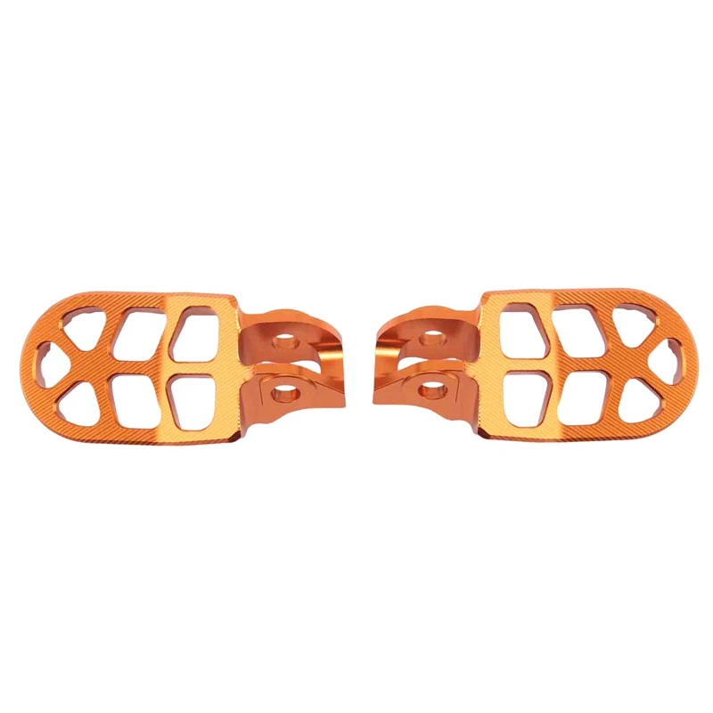 Footrest Footpegs Foot Pegs Pedal For 125 150 200 250 300 350 400 450 500 SX SXF EXC EXCF XC XCF X-CF XCW EXC-F(Orange) Parts