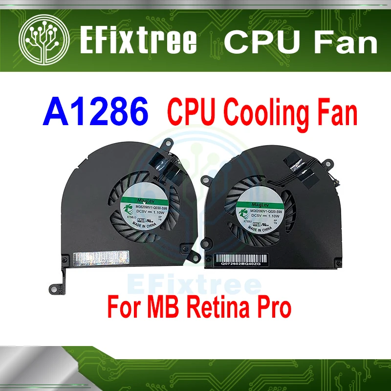 

Original Laptop CPU Cooling Fan For Macbook Pro 15inch A1286 Cooling Fan Year 2008-2012 For fan replacement and maintenance