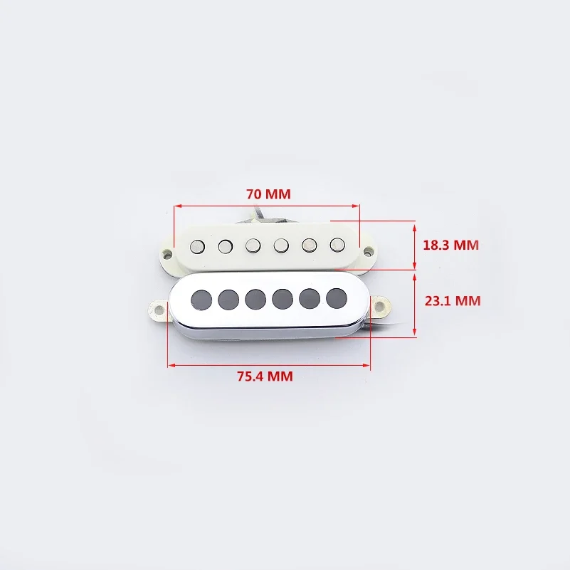 1 Set  Original Genuine Tri-sonic  Single  Alnico Pickups For Electric Guitar - Made in Korea