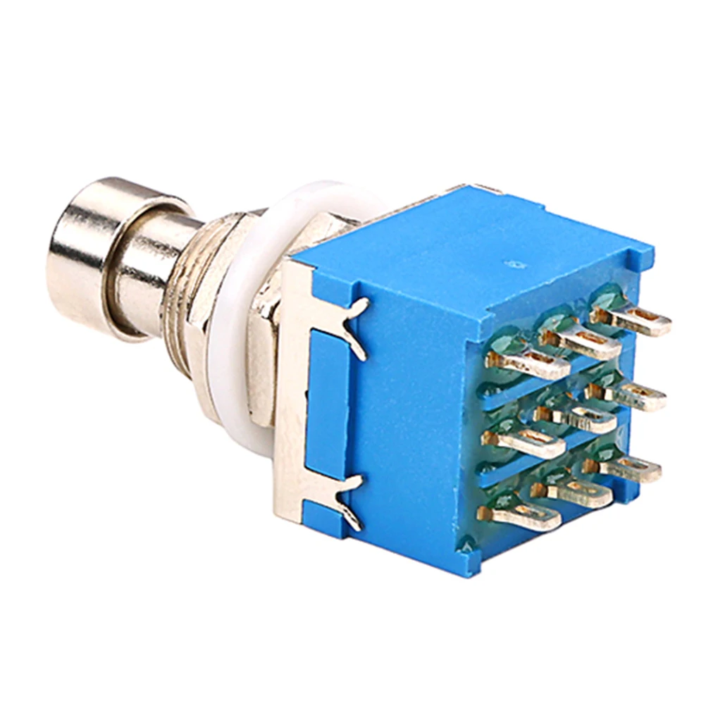 Interruttore per chitarra a 9 pin Interruttore a pedale in metallo Durevole, affidabile, design elegante Accessori per chitarra Interruttore a pedale a 9 pin