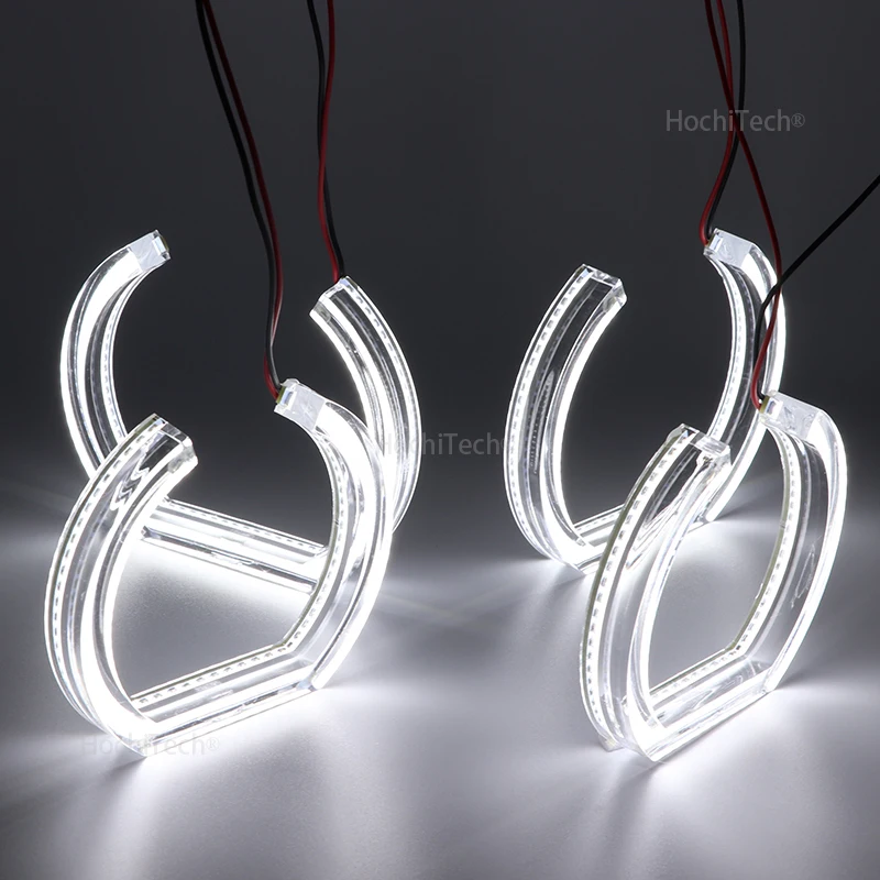 Excellent DTM Style Ultra bright led Angel Eyes rings For BMW 7 Series F01 F02 F03 F04 730d 740d 740i 750i 760i 2008-2012
