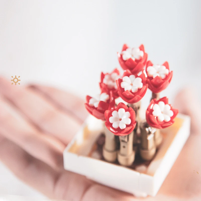 

Креативные строительные блоки в горшках с растениями подходят как подарки для девочек, детские игрушки, интересные украшения для дома с алмазными блоками