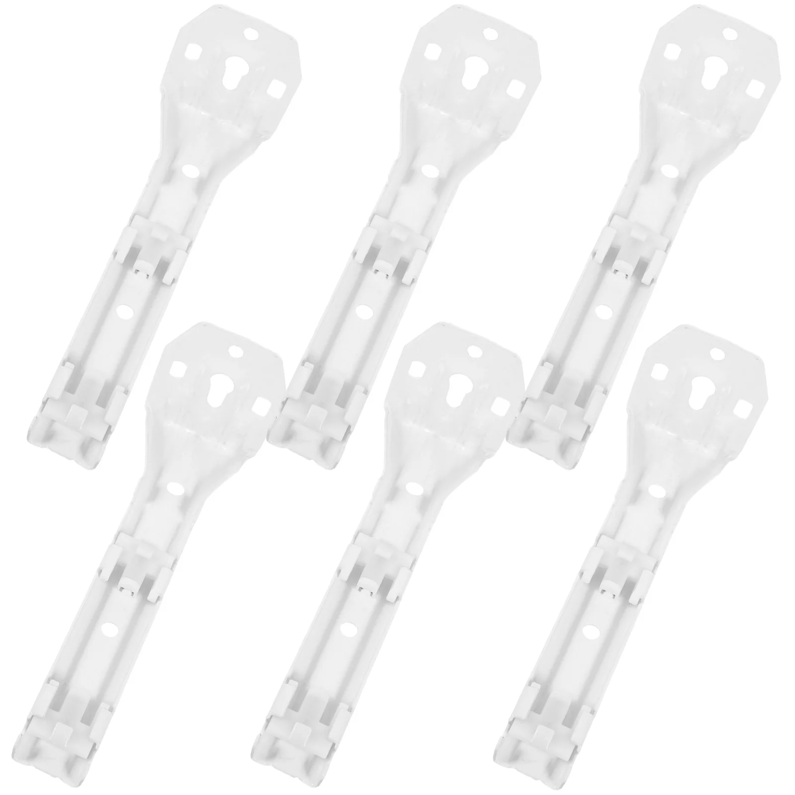 6 Pcs Ceiling Curtain Track Mounting Bracket Mounted System Flexible Room Divider