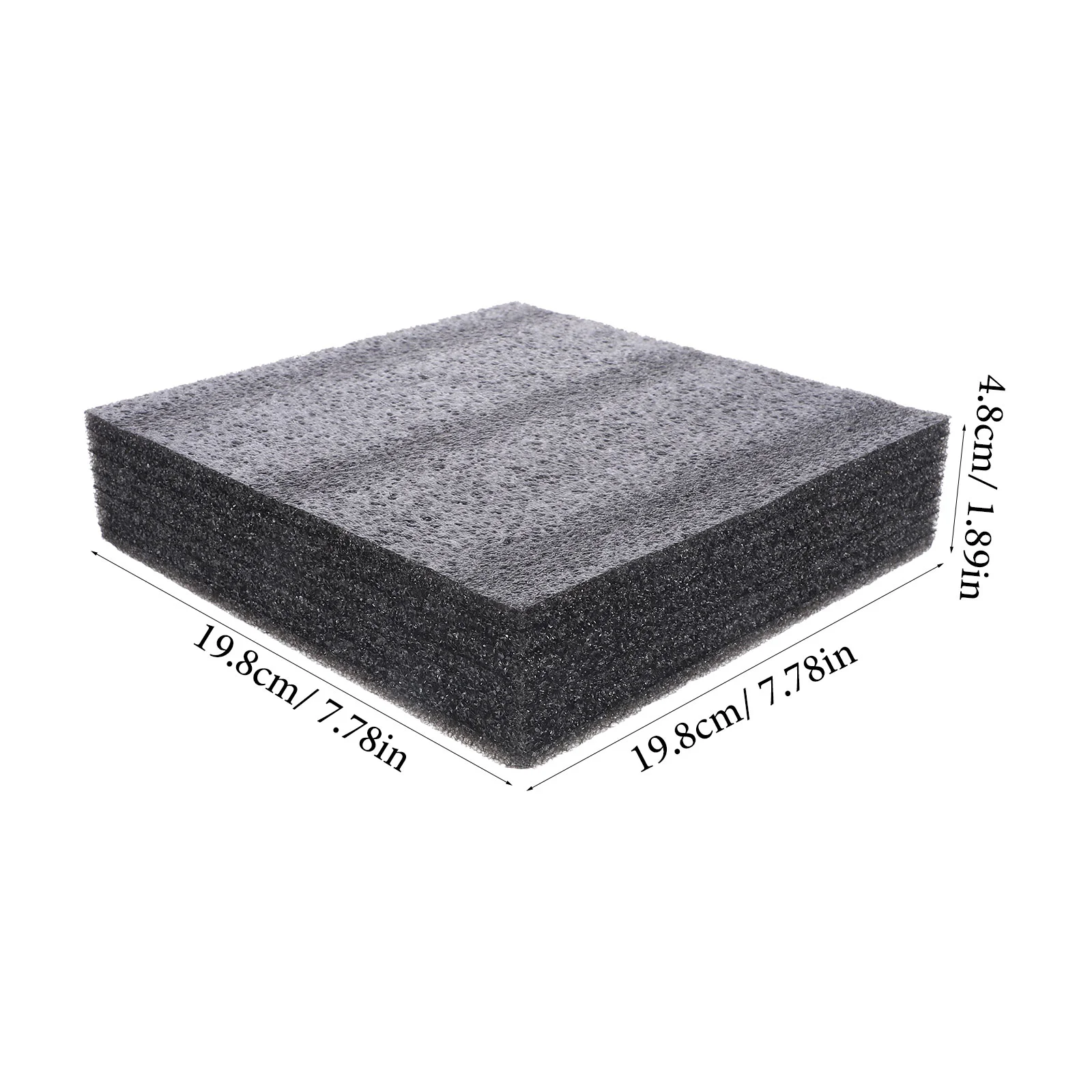 4 Pcs Black Pearl Cotton DIY Foam Cushion Daily Use Board Express Packing Blocks Polyethylene Pads Delivery Insert Major