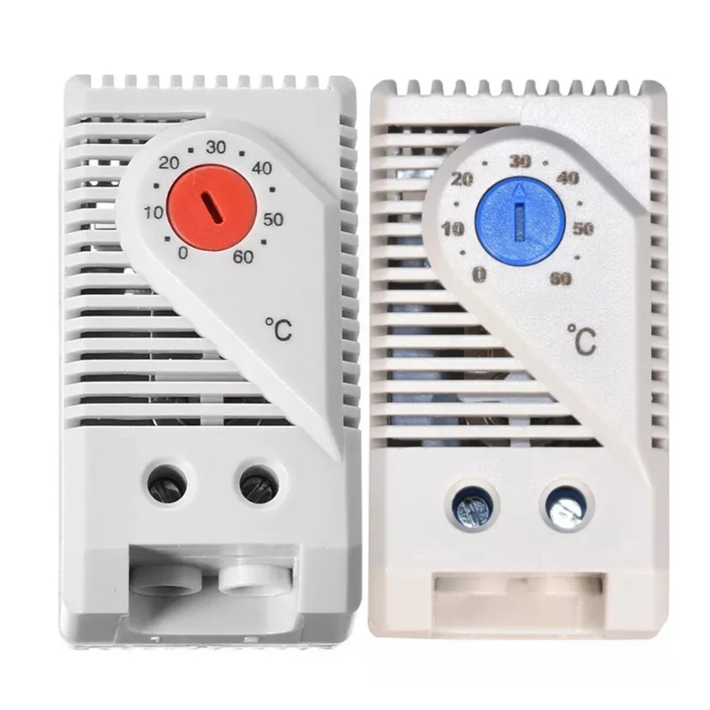 1Pc Temperature Controller DIN Rail Bimetallic Thermostat Temperature Controller Power Tools Accessories Replacement Parts