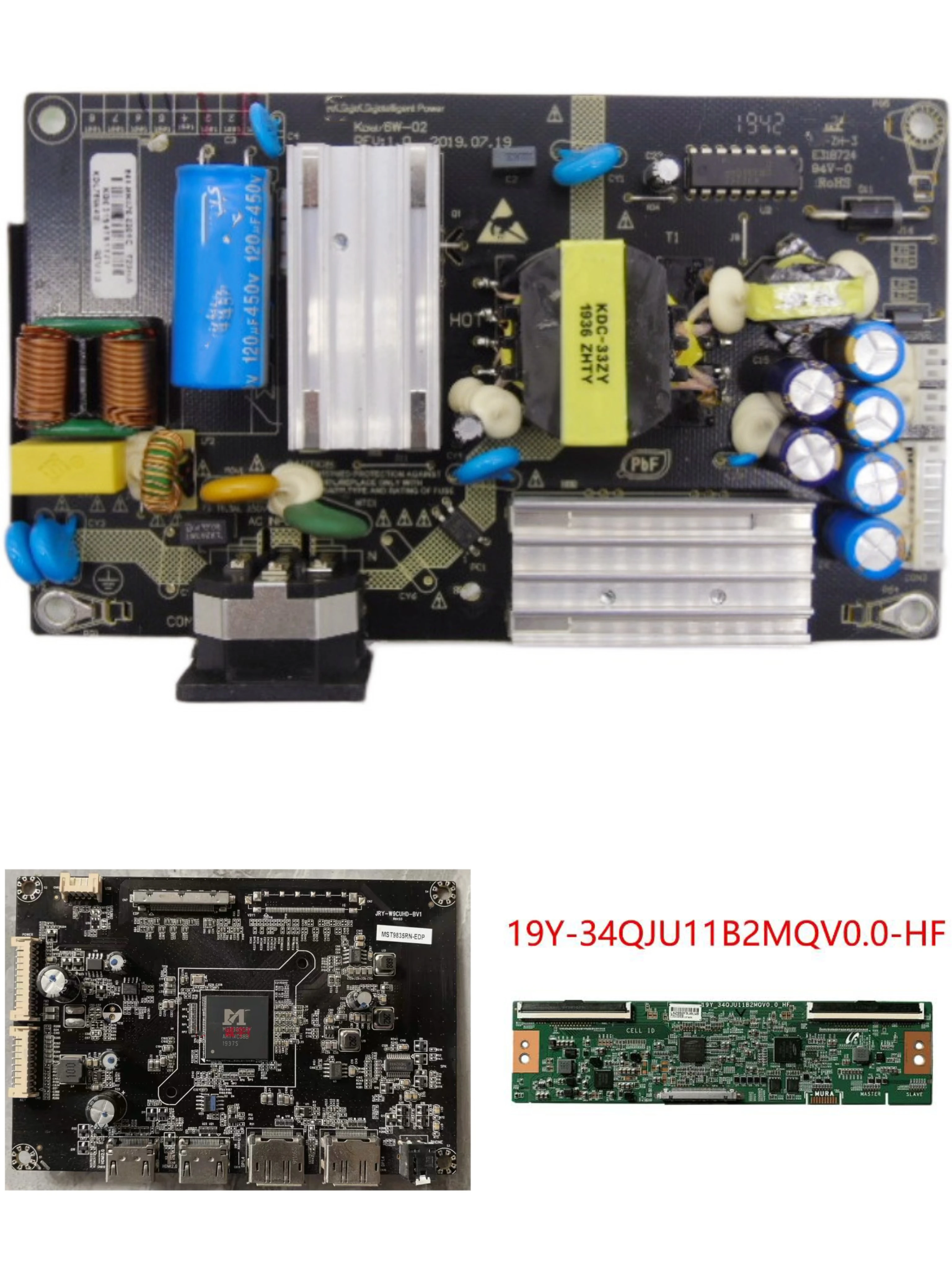 

Один комплект блока питания XMMNTWQ34 KDL76W-02 JRY-W9CUHD-BV1, экран привода LSM340YP