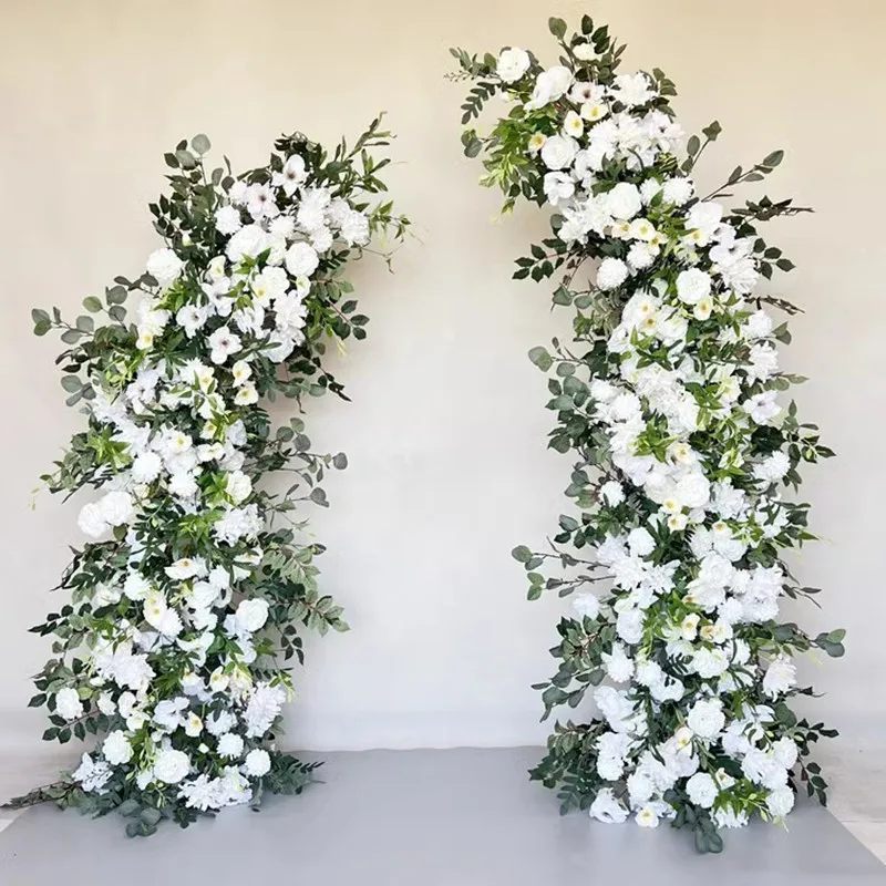 

Wedding Backdrop Decoration Centerpieces Horn Gate Arch With Flower Row Set For Party Stage Store Opening DIY Props