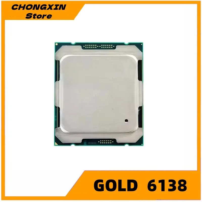 Xeon GOLD 6138 2.0GHz 27.5MB スマート キャッシュ 20 コア 40 スレッド 125W LGA3647 CPU プロセッサ