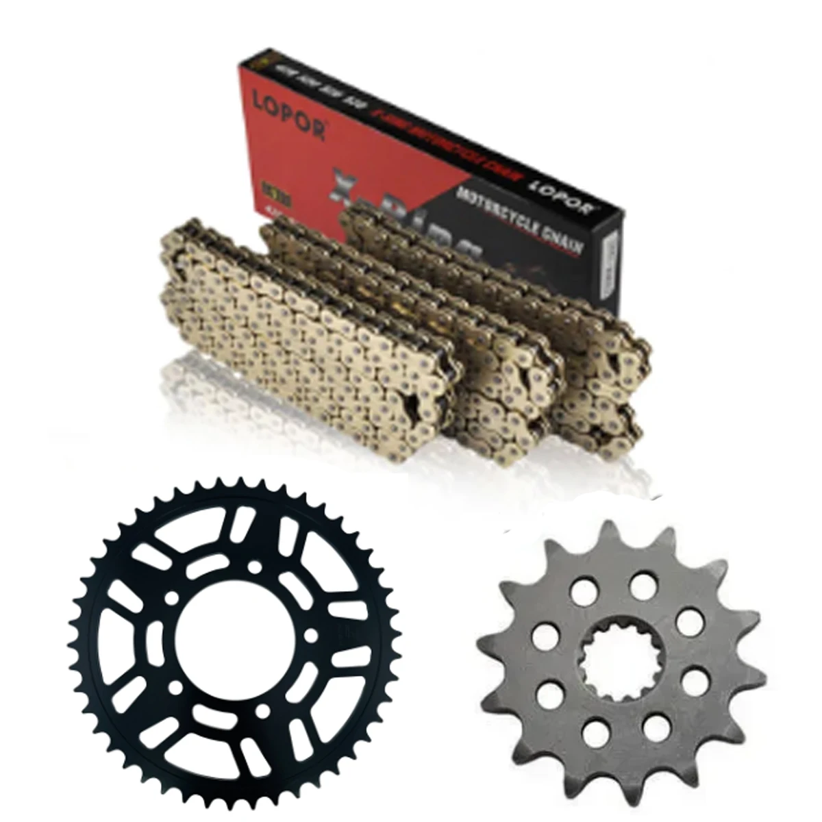 Zestaw przednich tylnych łańcuchów motocyklowych 14T 47T z 520 zestawami do Suzuki GSR250 GSX GW 250 F S R GSX250 GSX250R GW250 Inazuma