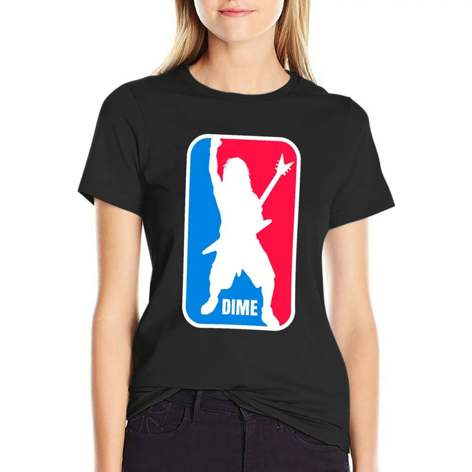 

Dime dimebag darrell sport logo classic essential t shirt T-Shirt shirts graphic tees oversized workout shirts for Women