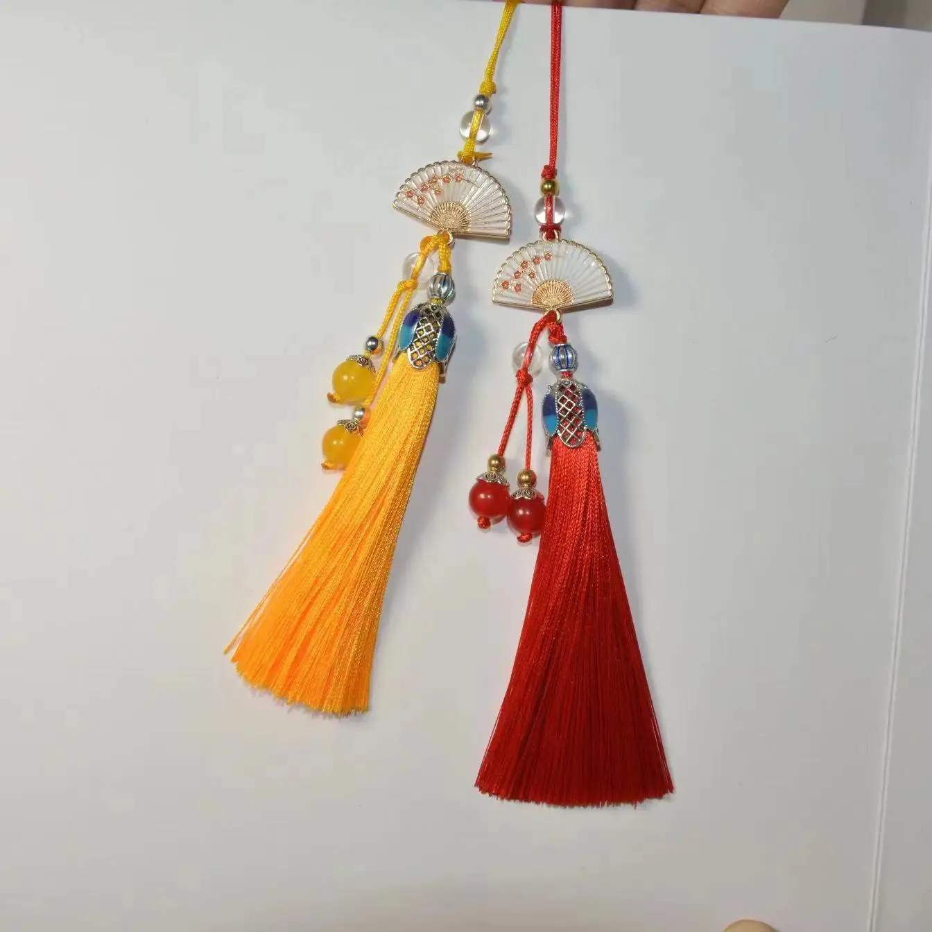 Colorful Polyester Silk Tread Tassel Cotton Tassels Trim For Sewing Curtains Accessories pendant DIY Decoration