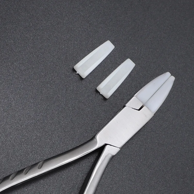 2Pcs Quality Eyeglasses Maintenance Accessories Small Square Pliers Plastic Head Frame Adjusting  Tools Parts