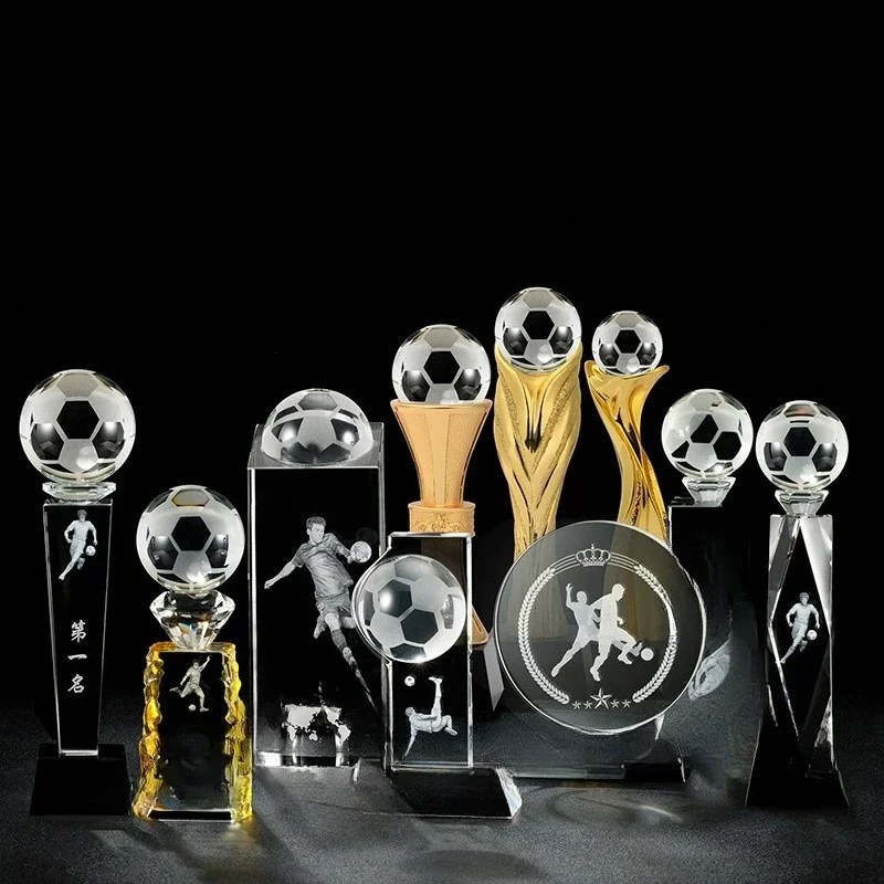 

Chi Glass Crystal Ball Football Basketball Creative Design UV Printing Graphics Insurance Audience