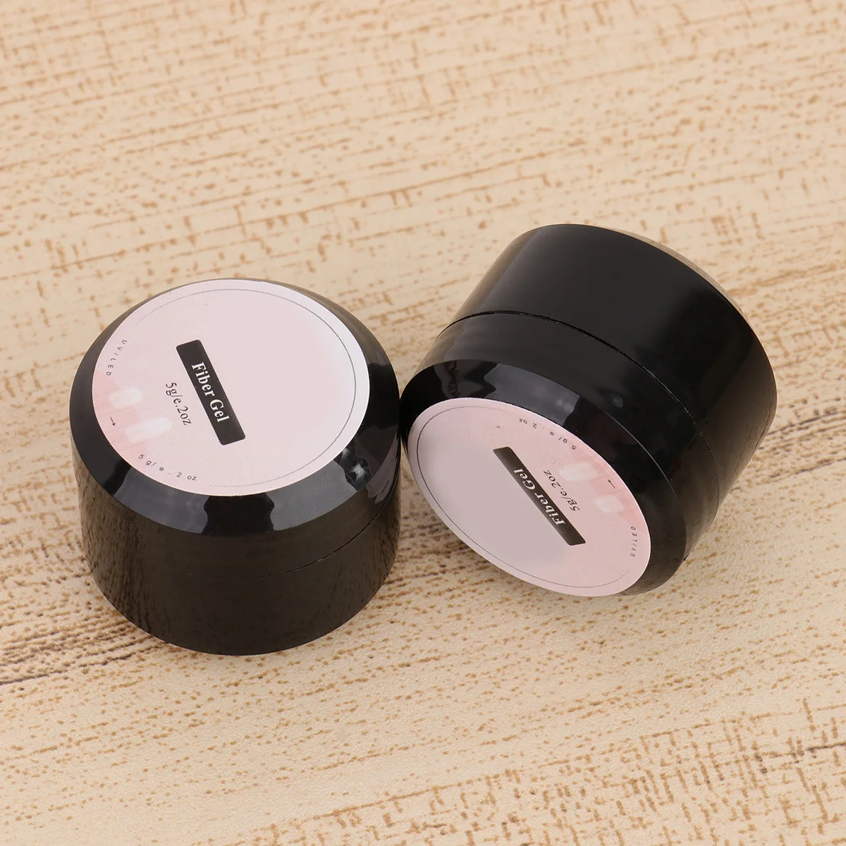 

2Pcs Transparent Nail Fiber Gel Extend Tips Removable Soak Uv Gel Polish for Art Salon Fiberglass Nail Extension