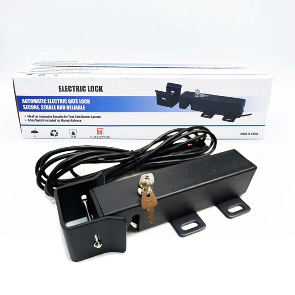 LM149 Automatic Electric Gate Lock for Opener Gate DC 24V Swing Operator System Device Safe Security Gate Lock