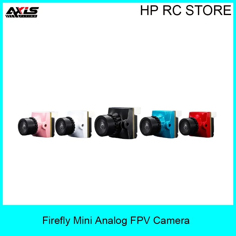 AxisFlying Firefly Mini Analog FPV Camera 1500TVL 0.01Lux Full Color Night Vision Super WDR 5-28V 130° FOV 14x14mm for RC Drone