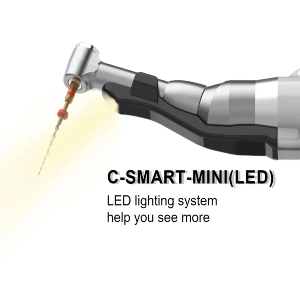 COXO C‑Smart‑Mini LED Endodontic Motor,16:1 Reduction Contra Angle Handpiece,Professional Root Canal Treatment Equipment