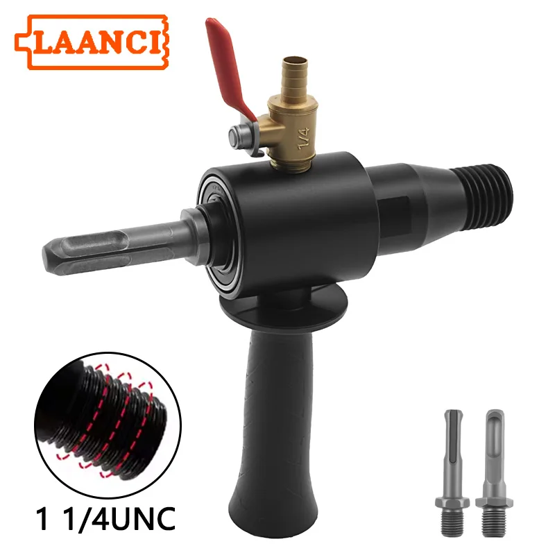

LAANCI SDS Plus to 1 1/4 Electric Hammer to Water Drill Conversion Electric Drill to Water Drill Water Addition Connection Rod