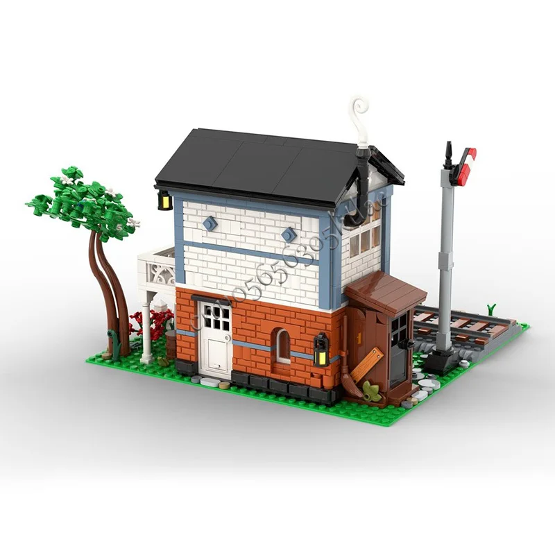 1147 PCS Scatola di segnalazione di costruzione MOC Personalizza il design modulare del blocco di costruzione Design creativo Giocattolo educativo di Natale fai da te Regalo