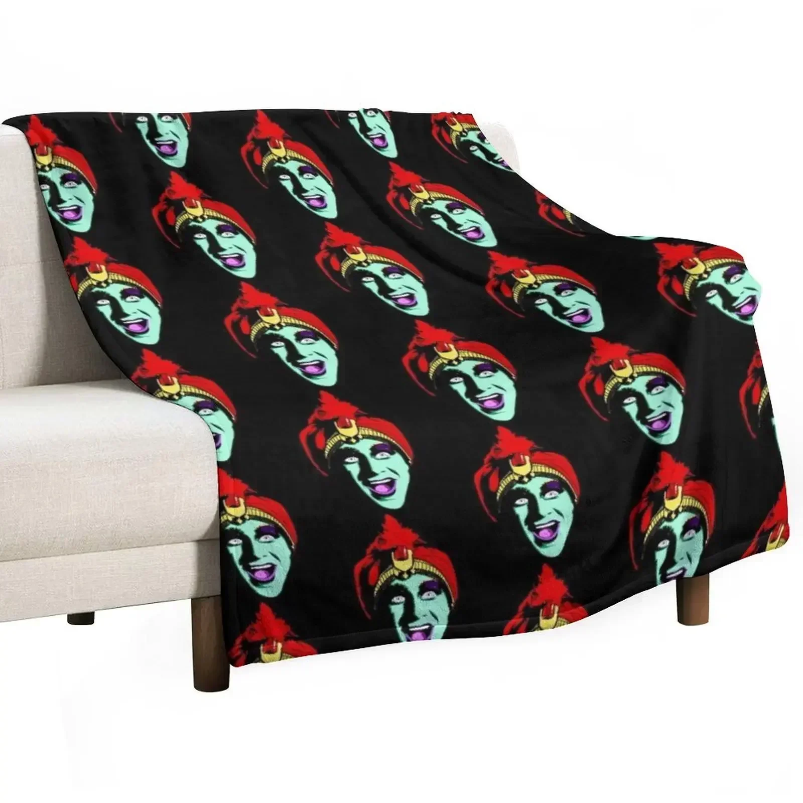 pee-wees-playhouse, 80s, jambi, peewee, pee wee herman, pee wees big adventure Throw Blanket Furrys Luxury Blankets