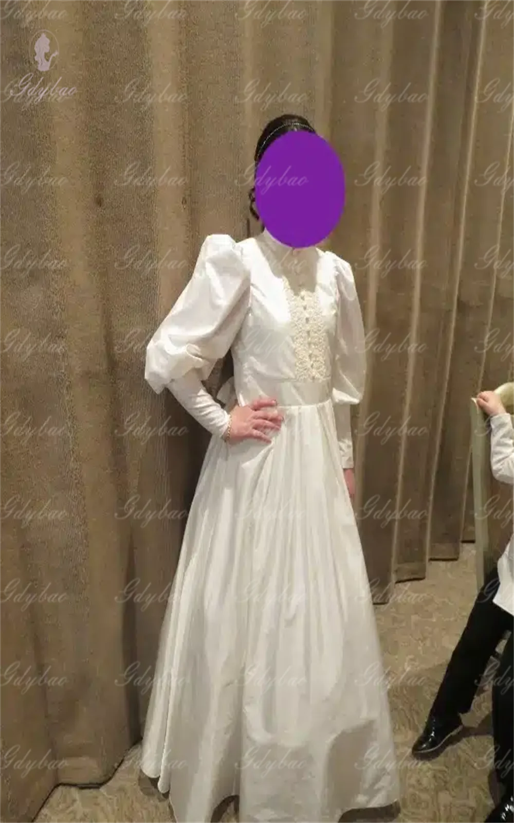 Custom Bride Sisters White Satin New Flower Girl Dress High Neck Party First Communion Prom Wedding Guests Dress