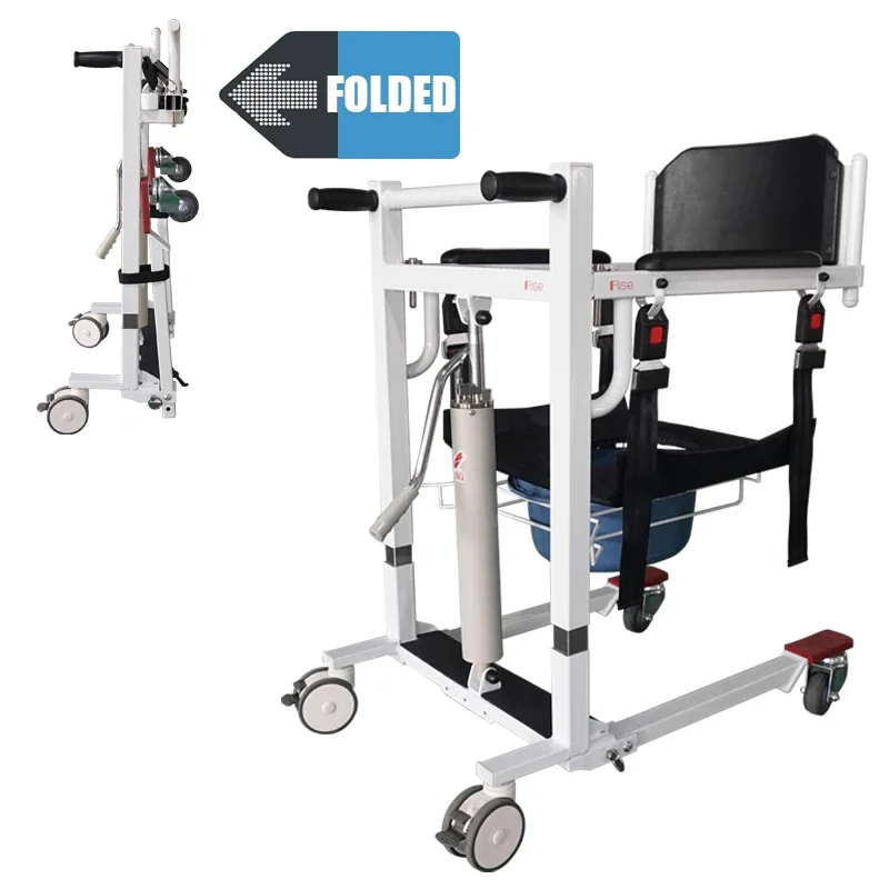 

Patient transfer chair Easy mobile transfer Disabled elderly patient bathroom bath mobile chair