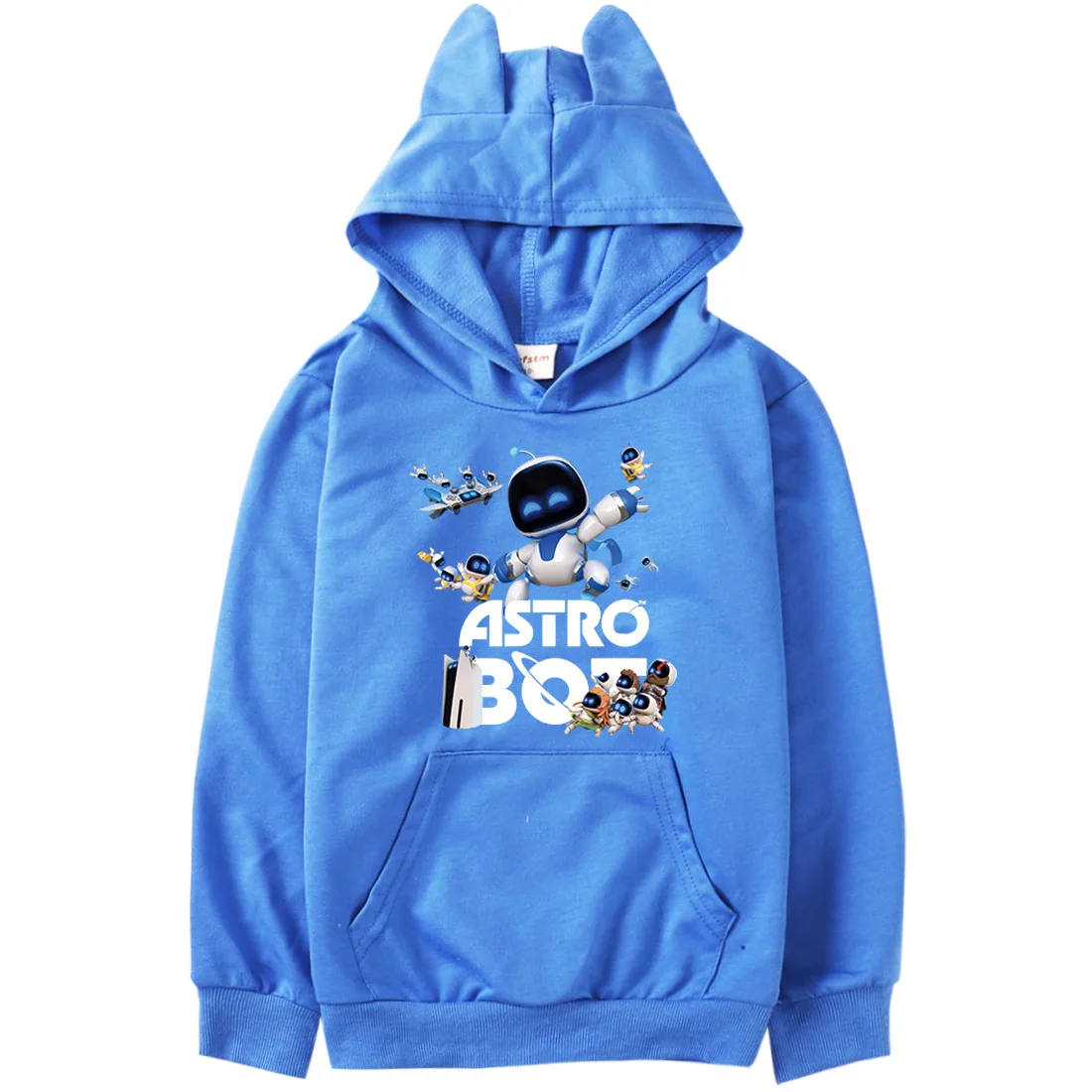 

New ASTRO BOT Hoodie Kids Comic Graphic Sweatshirt Teenager Boys Fashion Streetwear Baby Girls Pullover Coats Children Clothing