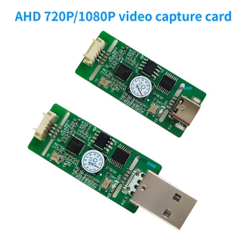 Moduł AHD do typu c AHD 720P/1080P AHD do USB przechwytywania sygnału analogowego do moduł kamery USB cyfrowego dla Androida za darmo Plug and Play